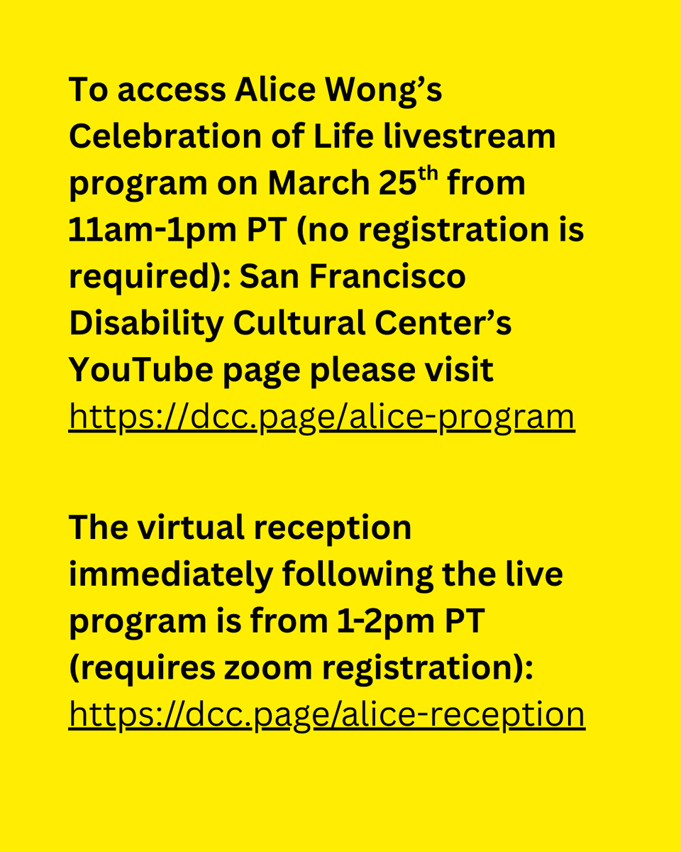 Alice Wong tweet media