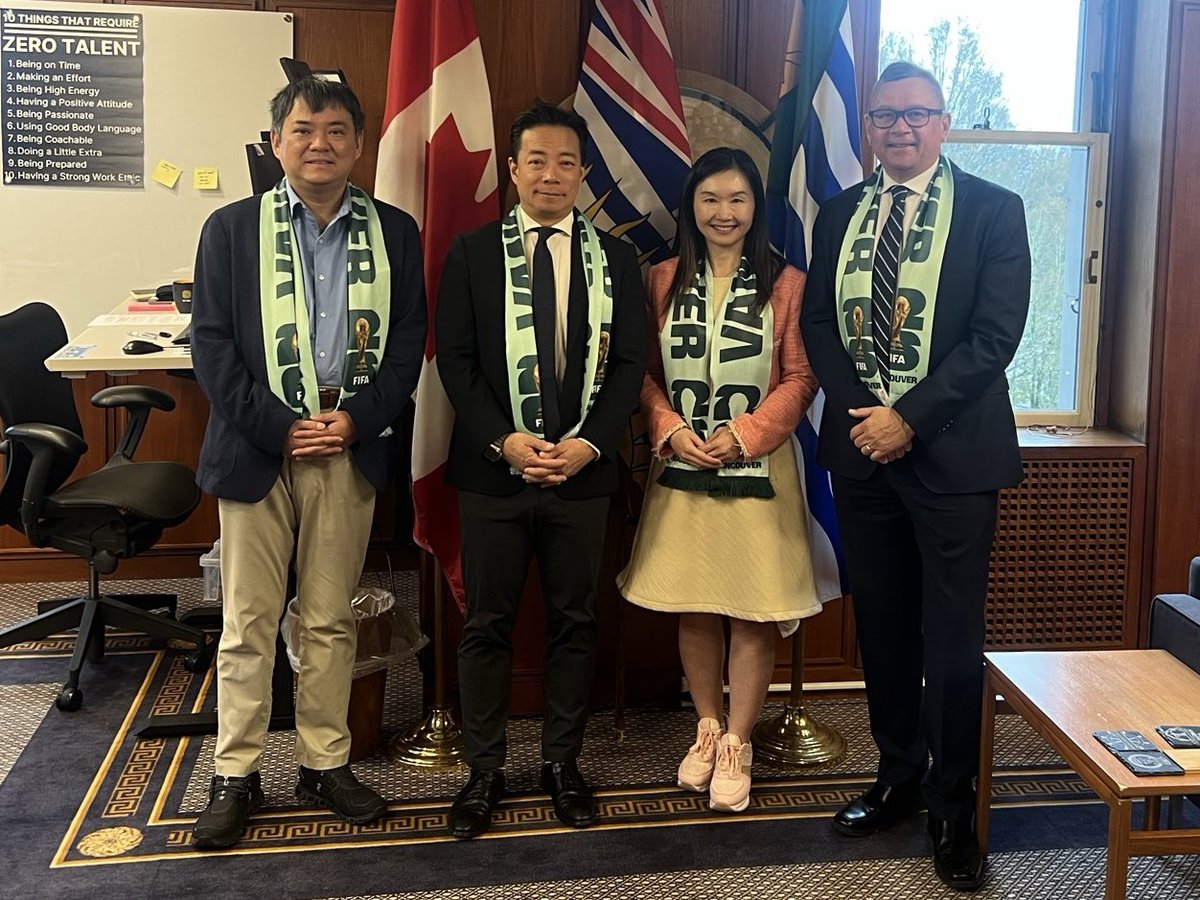 Honoured to emcee today’s announcement with Mayor Ken Sim and Minister Anne Kang, sharing the news that the FIFA Fan Festival™ Vancouver at Hastings Park will offer free entry — including free general admission to amphitheatre match viewings.

With space for thousands of fans,