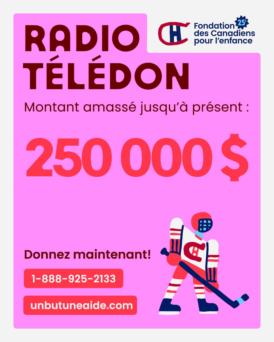 Fondation des Canadiens pour l'enfance tweet media