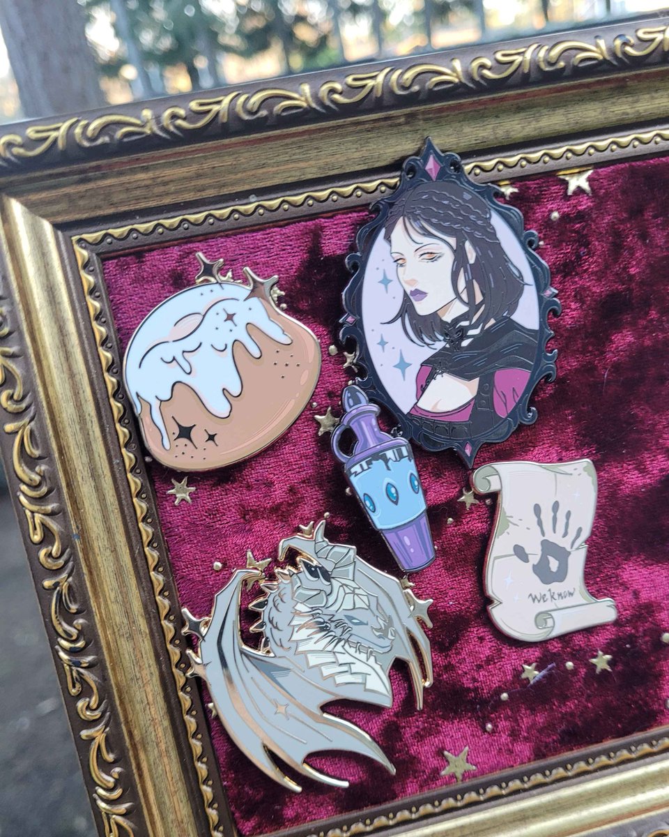 NEW Skyrim merch &amp; enamel pins in 2026!? Yes..! 

#skyrim #enamelpins #serana