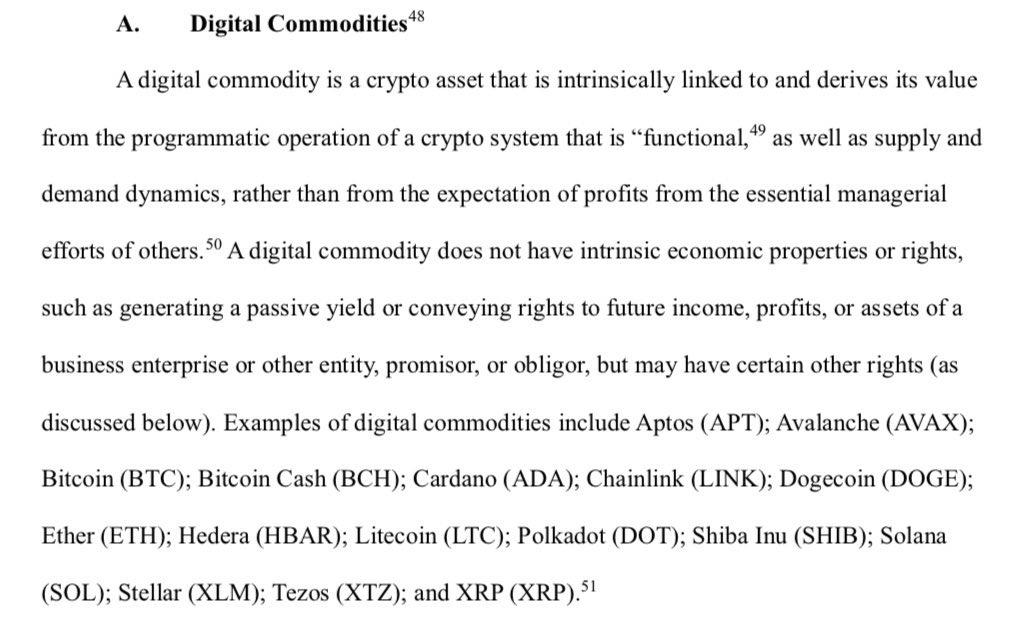 _dogegod_'s tweet photo. The SEC and CFTC just named Dogecoin as Digital Commodities.

Bullish news. https://t.co/DpBfeD9DxG
