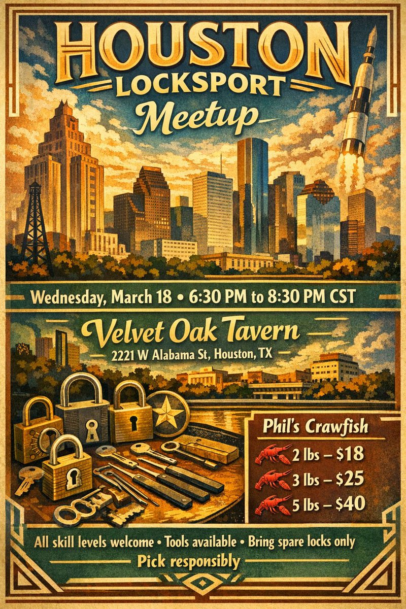 Houston LockSport tweet media