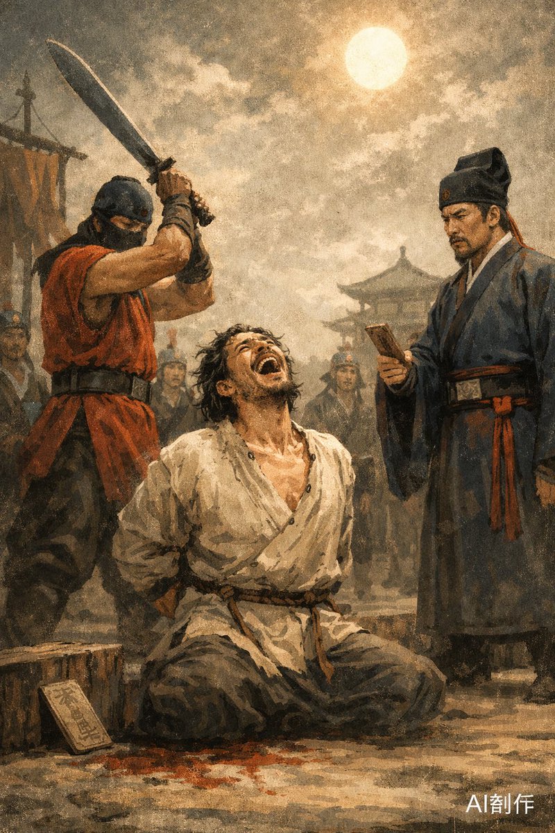 黑色幽默的尽头，是一本正经地多活了3秒。

午时三刻，监斩官丢出令牌，刽子手举刀正要行刑。
忽闻待斩囚犯仰天大笑。
刽子手停下动作，监斩官问道：尔等为何发笑？
片刻后，犯人答到：郎中果然没说错，每天笑一笑，可延长寿命3秒。