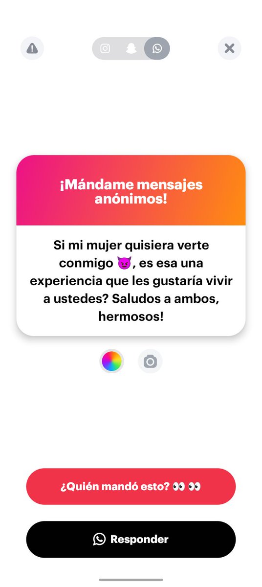 No de momento esa  experiencia está descartada siempre los dos juntos