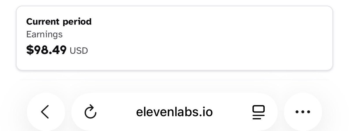 waffartlk's tweet image. 🚨 تحديثات حسابي الـ Payout من #ElevenLabs :

ماشاء الله، انتهت دورة الاسبوع الثاني من مارس وبدأنا اول يوم من الأسبوع الثالث 🫡🚀

التحديث القادم رح يكون باليوم السابع من الأسبوع ونشوف وين وصلت الدولارات ذاك الوقت

وانتم، ايش منتظرين !!؟💰