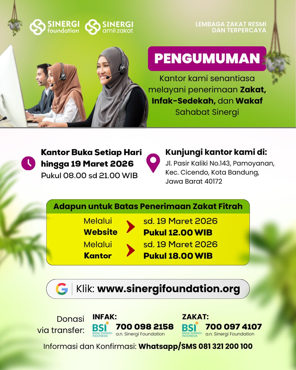Sinergi Foundation tweet media