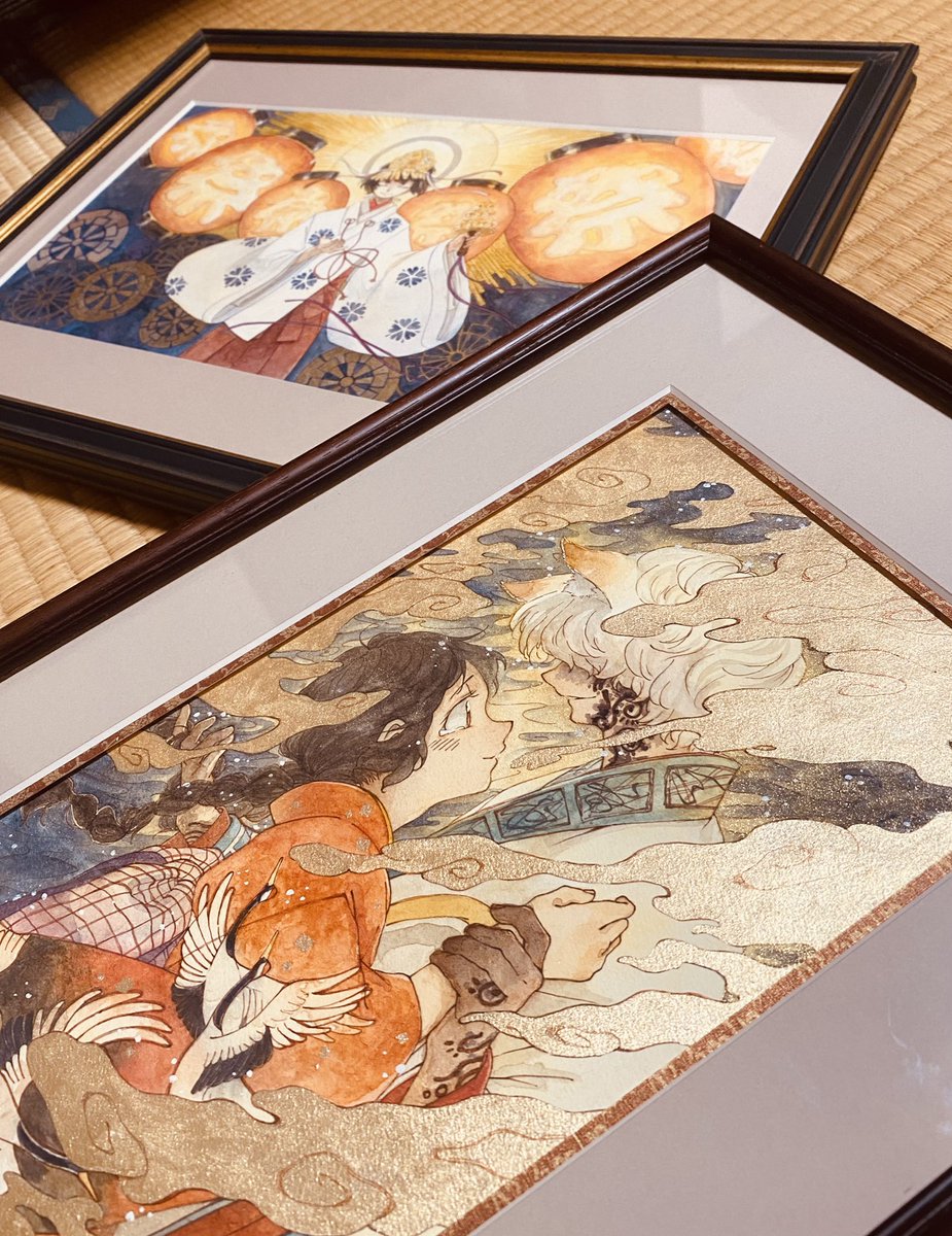 #春継ぎ 5日目、最終日です🌸
原画作品が集まり、一つ一つをじっくり、季節の作品、同じ世界観の作品を見比べたり、いろんな角度で楽しめる展示空間🦊✨
最後までどうぞよろしくお願いします。
コラボメニューも今日まで!
※本日は19時に閉廊いたします。