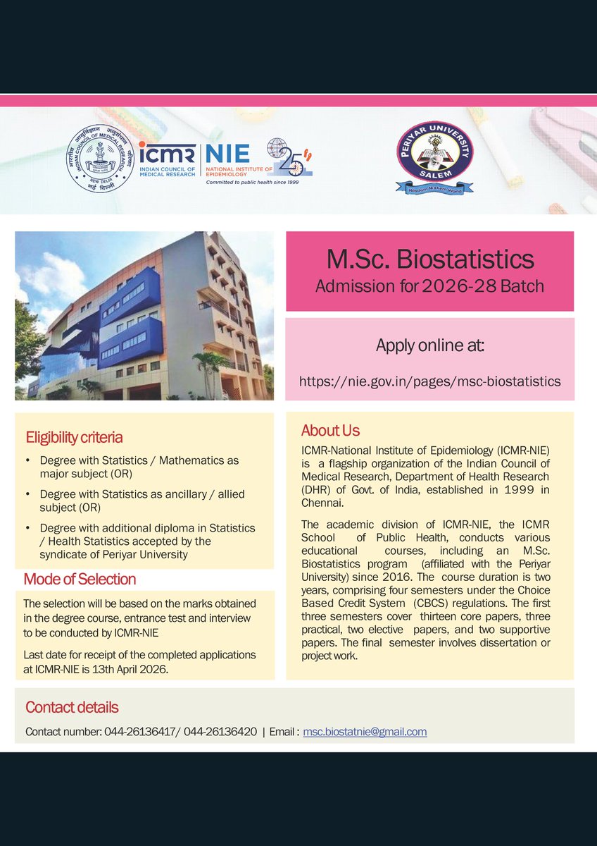 ICMR National Institute of Epidemiology tweet media