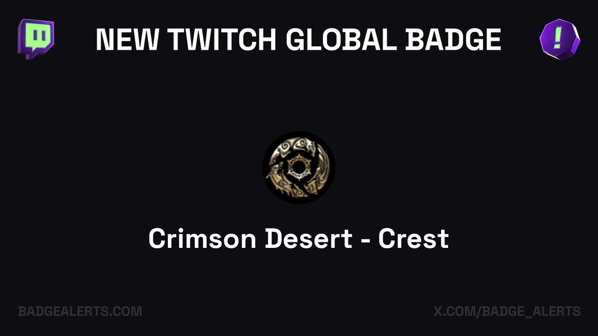 Badge Alerts tweet media