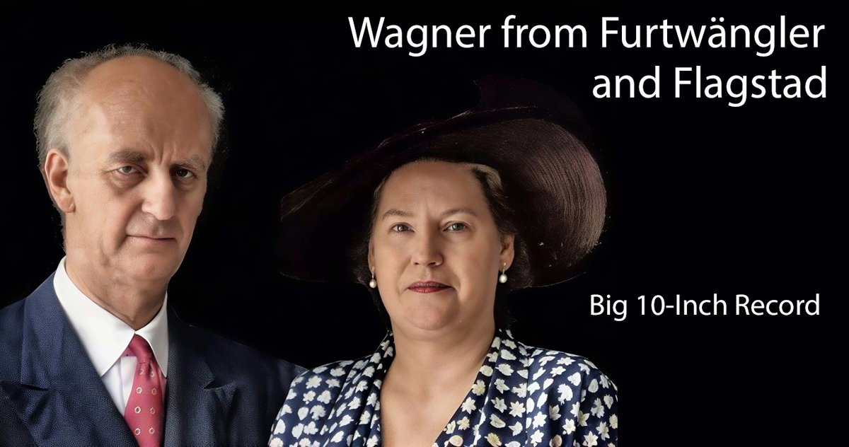 BusterBig10Inch's tweet photo. Some of the great recordings of the 20th century: the music of Richard Wagner with Wilhelm Furtwängler conducting. Kirsten Flagstad is heard in a famous recording of Götterdämmerung's closing scene.

https://t.co/ciKeBEkHHK https://t.co/gA1Q49MZD1