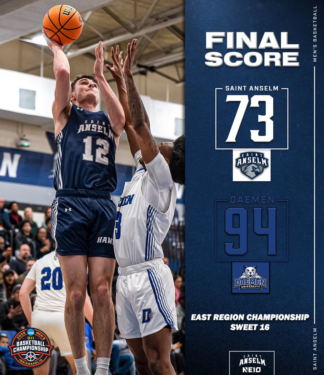 Saint Anselm Hoops tweet media