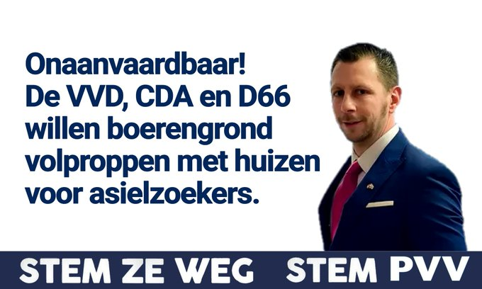OVC16. Geef nooit op. PVV stemmer tweet media