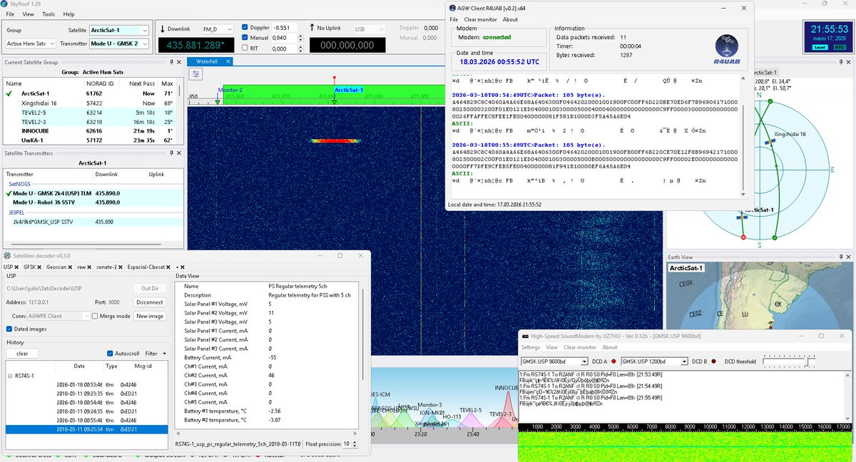 lw2dyb's tweet photo. ArcticSat-1, GMSK USP 9K6 https://t.co/OwDCT1IT9V