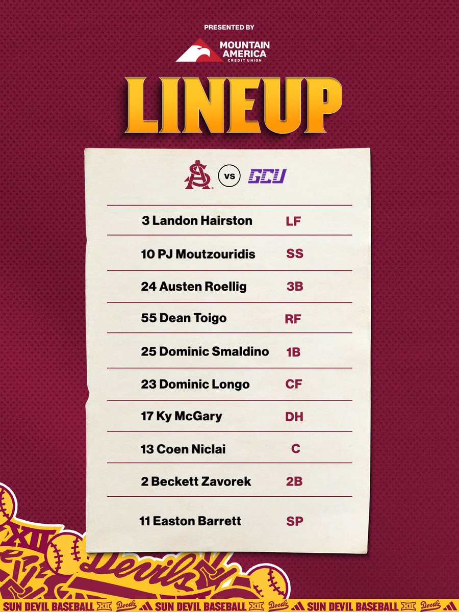 Sun Devil Baseball tweet media