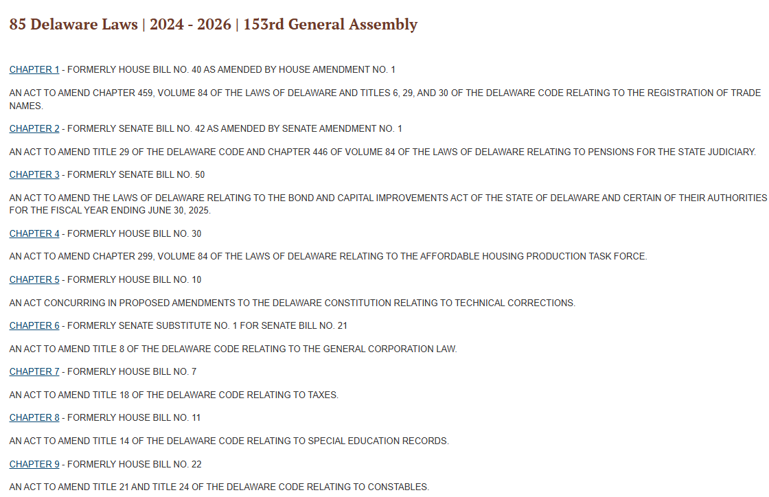 DE Div of Legislative Services tweet media