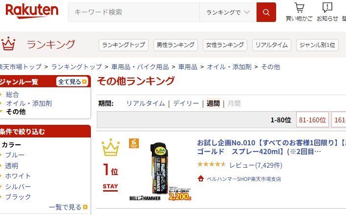 潤滑剤ベルハンマー【公式】 tweet media