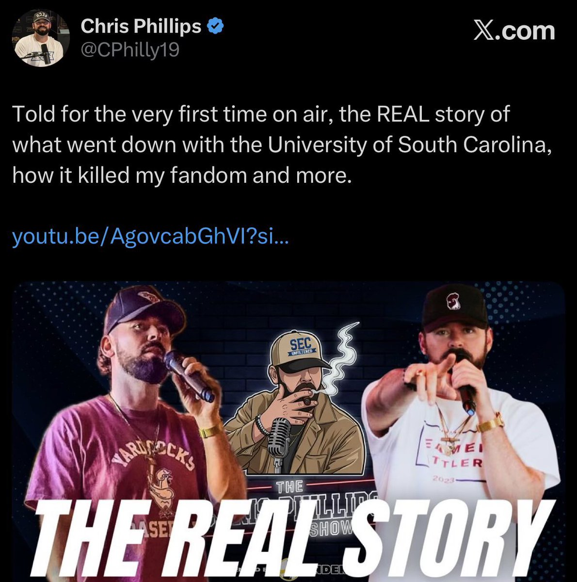 Gamecock Dr. Phil tweet media