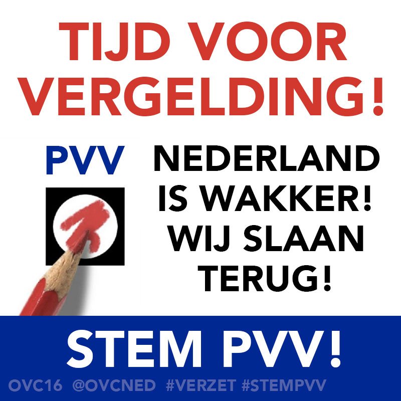 ovcned's tweet image. #NederlandKiest #PVV #StemPVV #GR26 #Wilders .