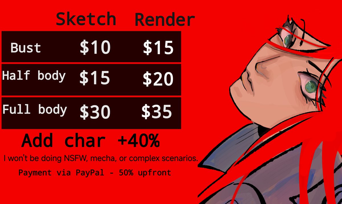 Pastel - Comms open tweet media