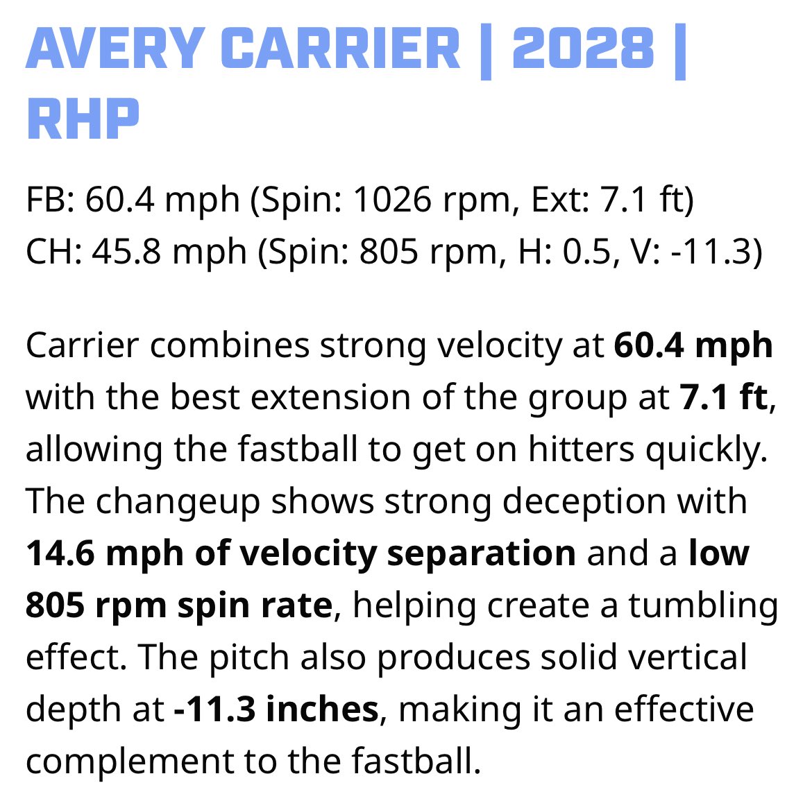 Avery Carrier - 2028 🎓 tweet media