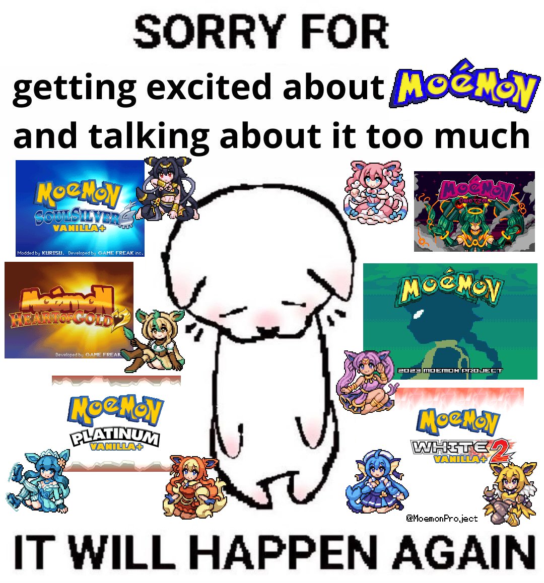MoemonProject's tweet photo. Bothering all my friends with Moemon talk 💚 https://t.co/o41l5jug02