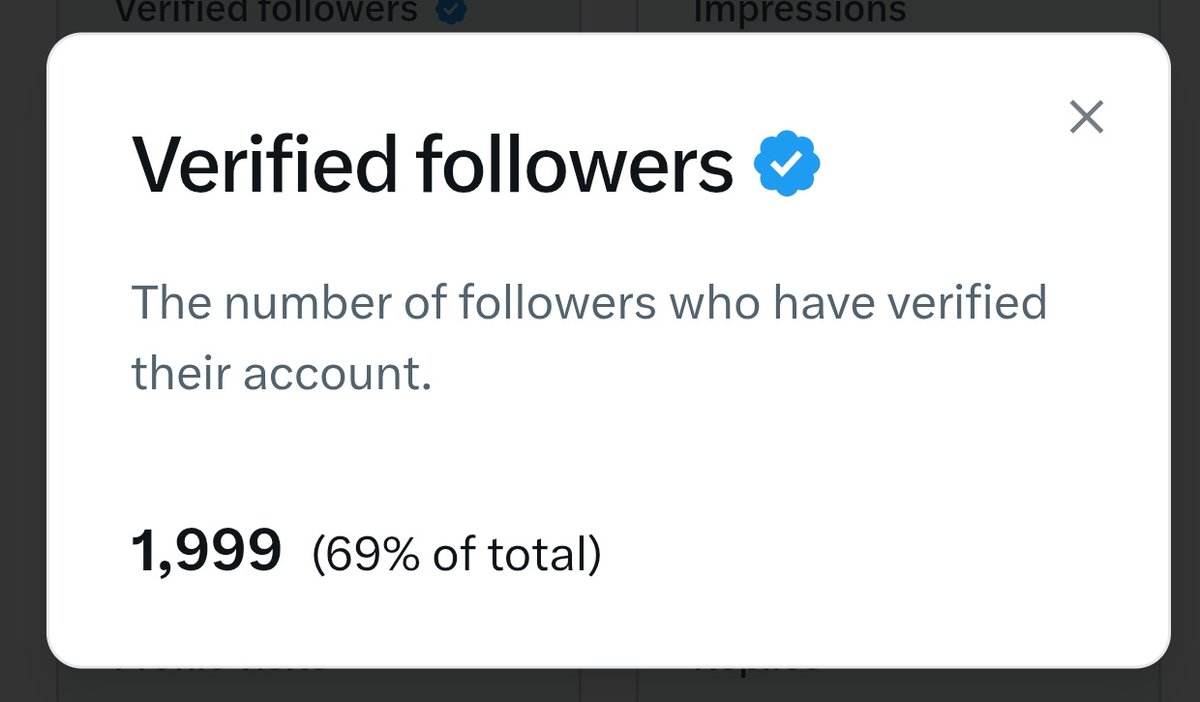 One more verified follower added!🥹

Just a few more to go before I hit 2,000 verified followers. 🙌

Appreciate everyone supporting the journey 🤝