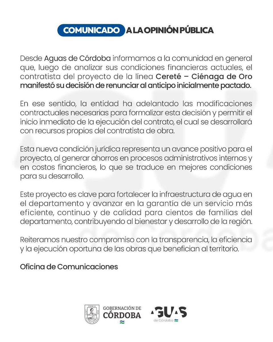 Gobernación de Córdoba tweet media