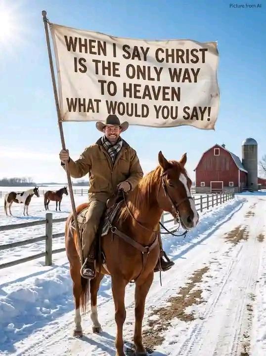 Mafit016's tweet photo. @Mafit016  JESUS IS THE ONLY WAY TO HEAVEN #jesuscomingatrapture https://t.co/KCSAKweHBX