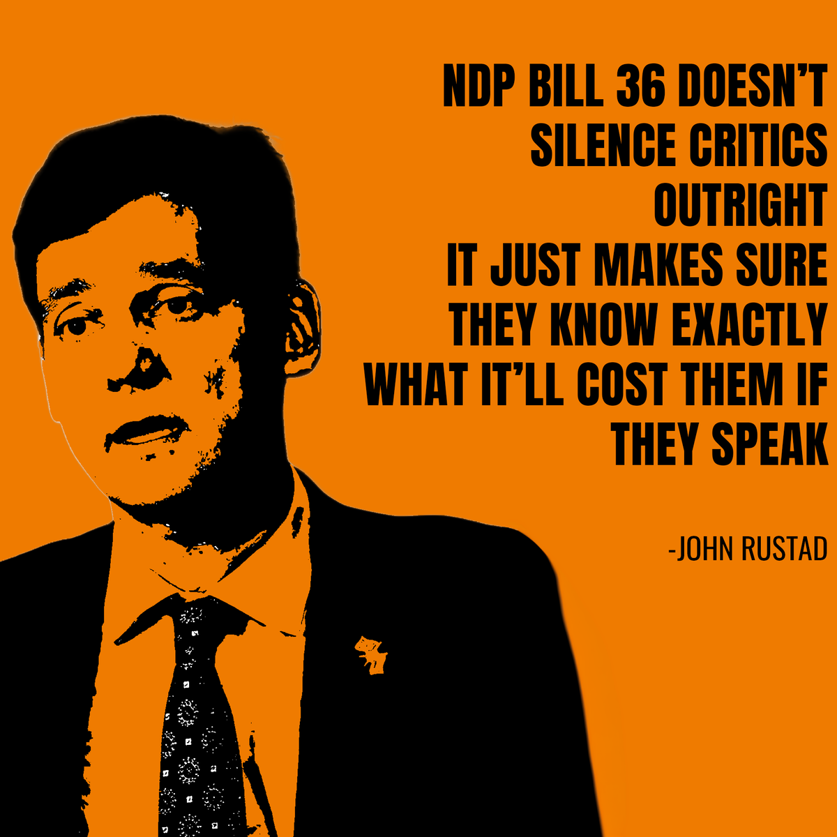 John Rustad tweet media