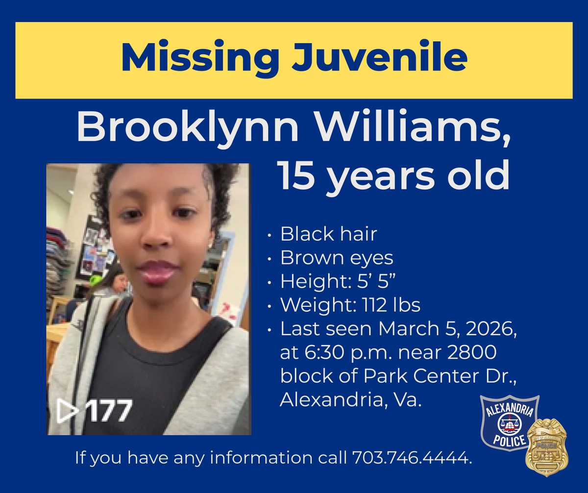 Alexandria Police tweet media