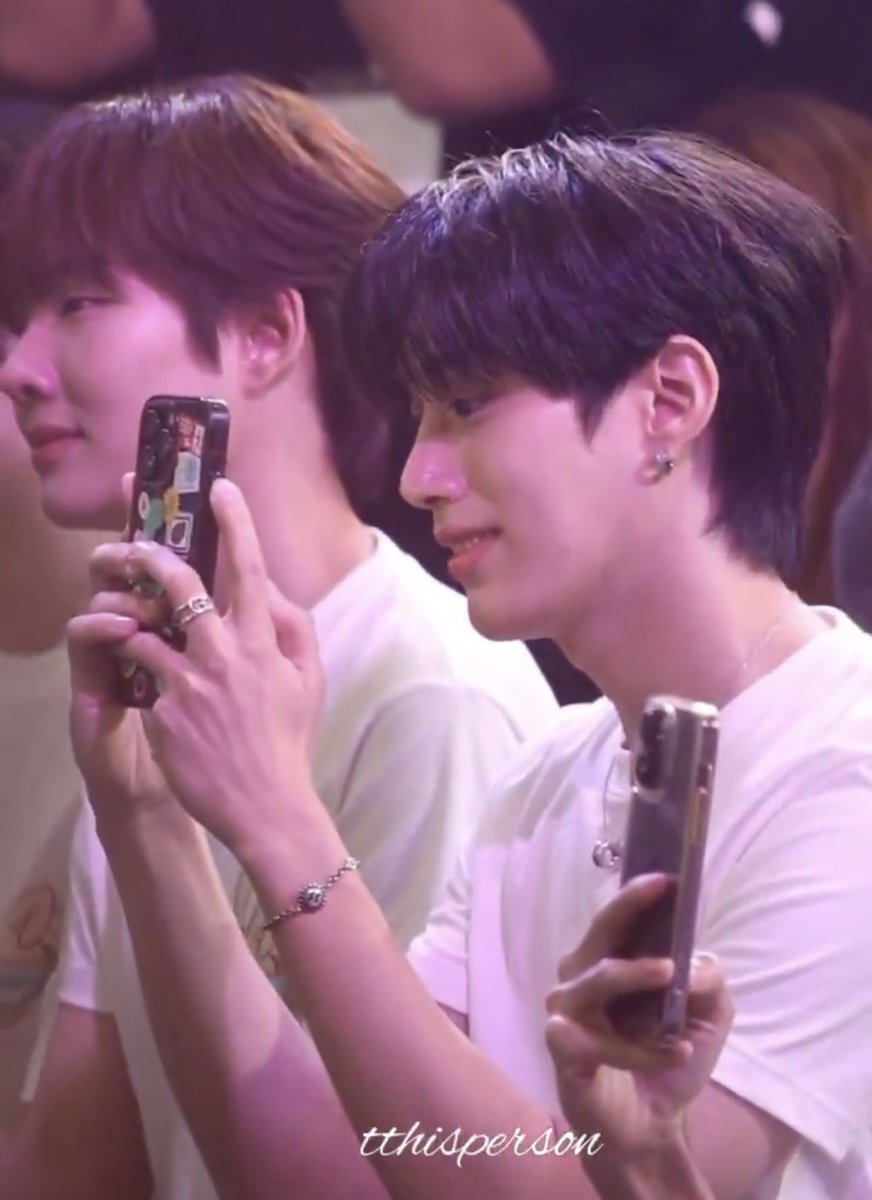 piepie0710's tweet photo. Tle’s FirstOne — 💚🩷

it’s still the same person Tle sees every day.

the one who probably takes up 90% of his camera roll,
the one he met at a singing class one random day 2-3 years ago,
the one who turned out to be his junior at the same university, same major, yet somehow they had never crossed paths before.

that same person he wanted so much,
the same person he spent days courting,
not knowing all along he was already the only choice.

the same person who made him sit down and write a song for the first time in his life.

the same person he chose,
and who chose him back.

the same person he loves so much, in a way that makes him a little possessive, a little protective,
but even more than that, a love that wants to see him fly, thrive, rise.

his acting partner, his duo, his companion in life.

someone he sees almost every day,
yet still cannot help but raise his camera every time
to record,
to capture
every moment, every milestone.

because he never gets tired
of watching his little talented one grow,
shine,
become brighter, fuller, more himself.

and behind the camera,
he hides a small smile,
or sometimes, he cries.

maybe enough to make his little one tear up too,
and somehow, all of us along the way.

because to Tle,
his little talented partner
will always be his FirstOne.