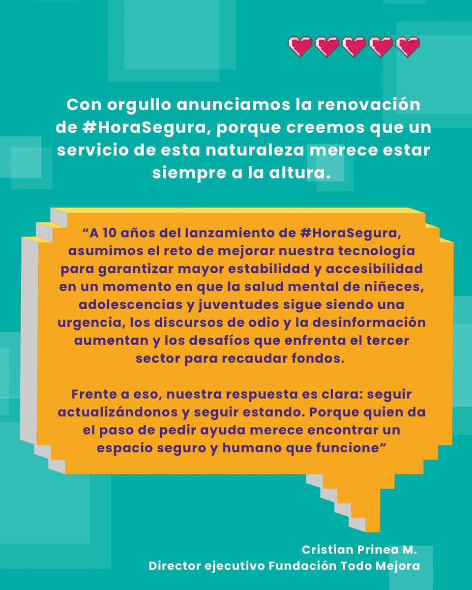 TodoMejora's tweet photo. Actualizamos #HoraSegura para que pedir ayuda sea más fácil, rápido y accesible. https://t.co/8LNX1ntuCu