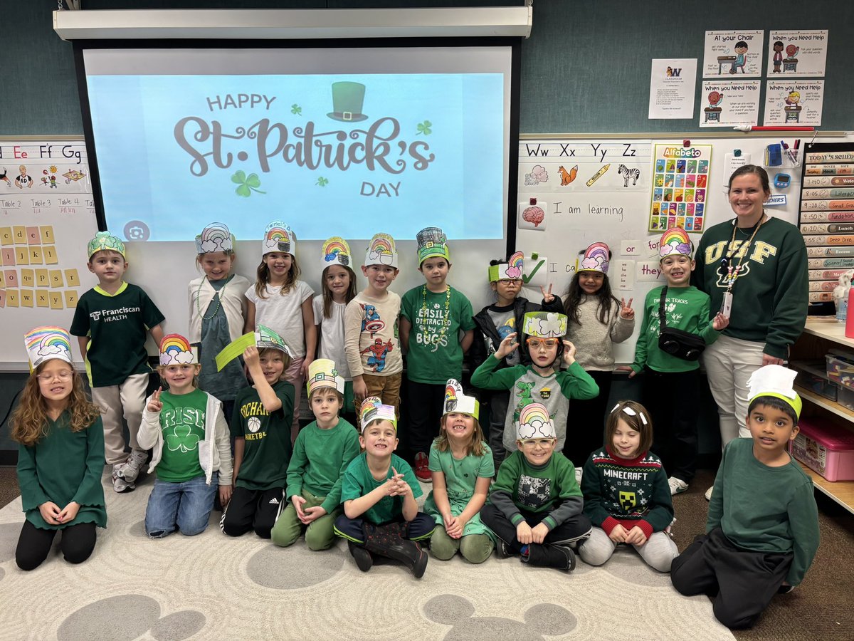 Happy St. Patrick’s Day from K-4 ☘️