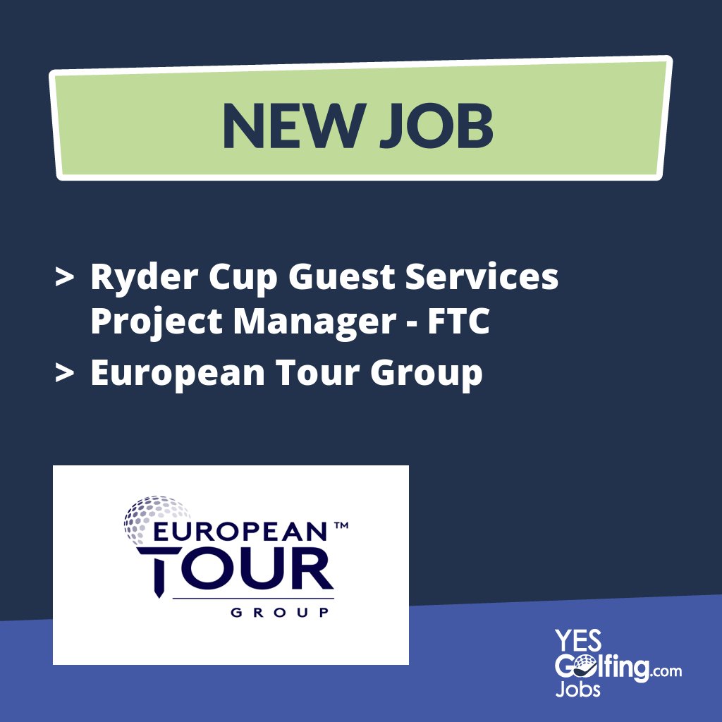 YESGolfing.com - Jobs tweet media