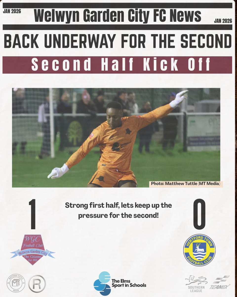 Welwyn Garden City FC tweet media