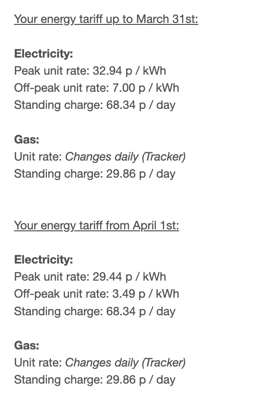 garysmi's tweet photo. @mpeard @sarah_go_green @OctopusEnergy Maybe worth checking your e-mails, I'm on IOG until Jan 27 and got this: https://t.co/roJuARntJT
