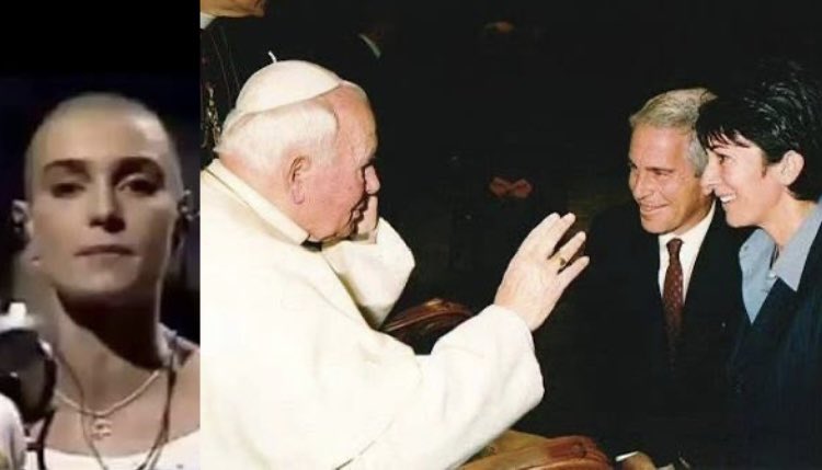 Era 1992 y Sinéad O'Connor ya estaba denunciando una red de pedófilos y a sus protectores. Ella misma fue víctima y como protesta rompió una foto de Juan Pablo II, lo que terminó destruyendo su carrera. 

Ahora se ha hecho pública una imagen de Juan Pablo II dando su bendición a