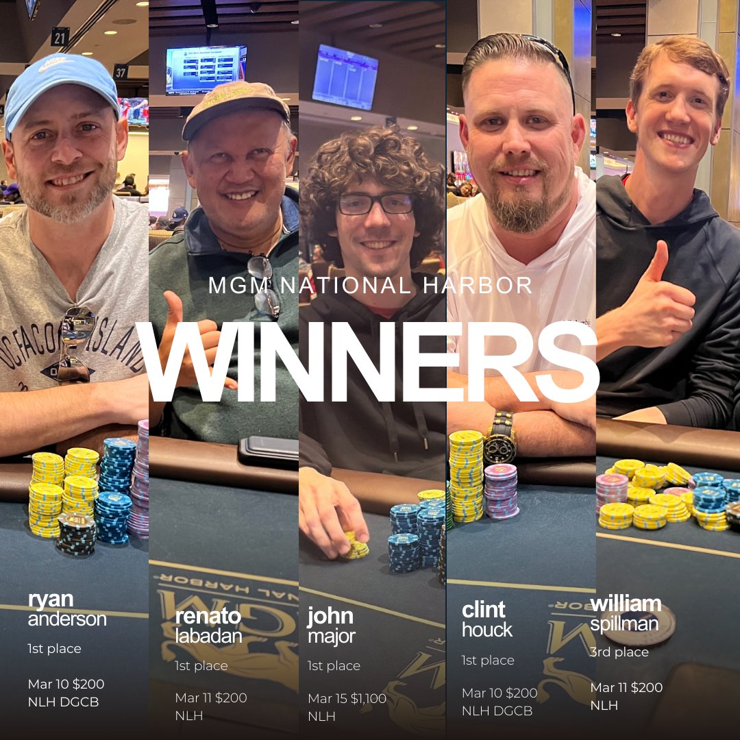 MGM National Harbor Poker tweet media