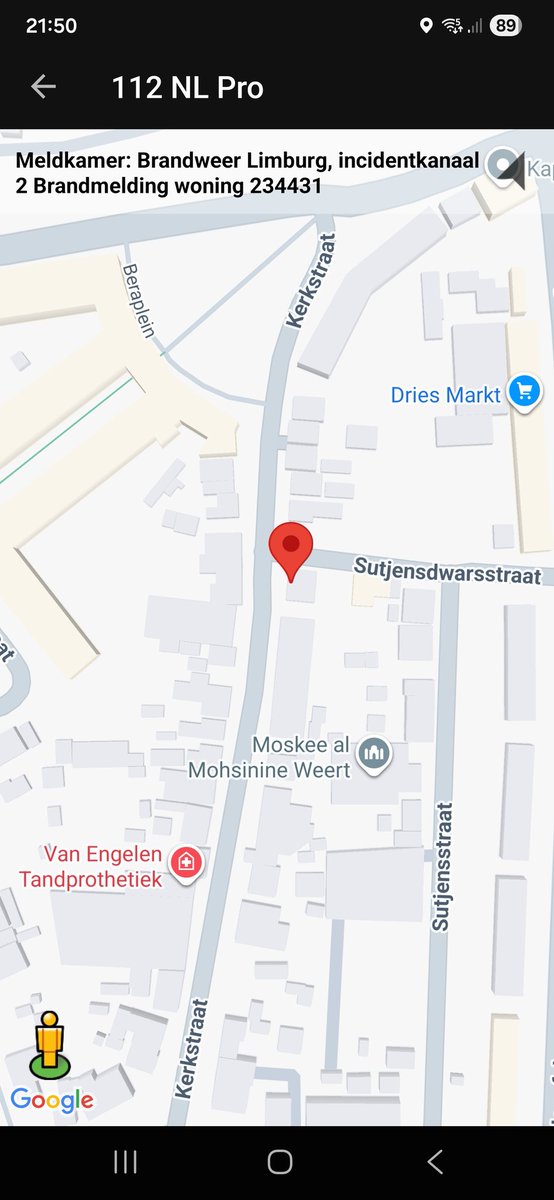 Brandmelding woning in Weert