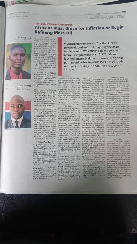 If we liberalize the energy sector, encourage new entrants, and boost local capacity with new tech, we won't always be bracing for inflation. So Africans must refine pump-grade crude fast and urgently, or brace for inflation always. Djamo and I for CBT! #Media #Inflation