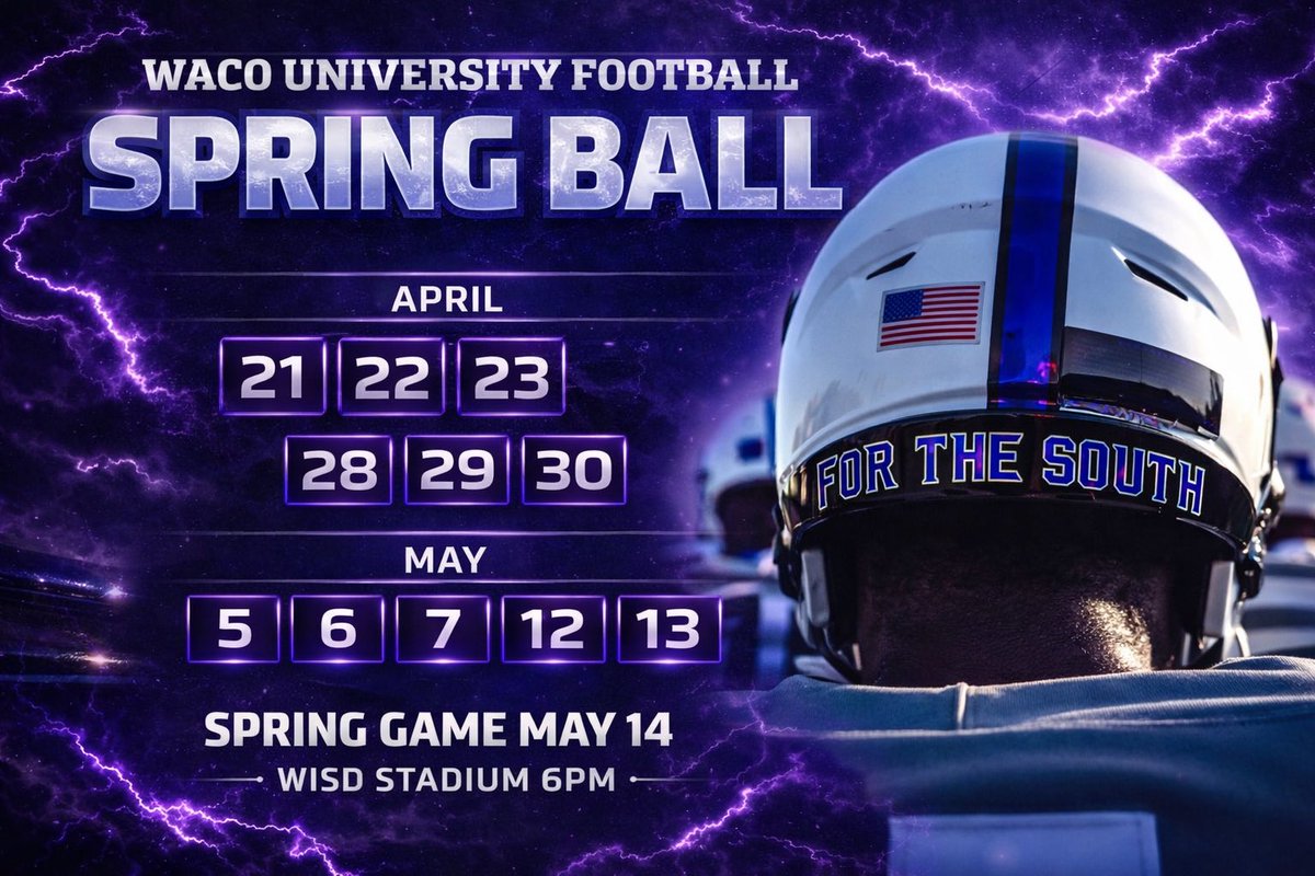 Waco University Football tweet media