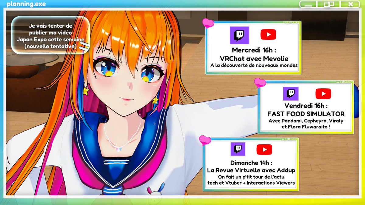 Ponoki Chan🧡Vtuber FR💙 tweet media