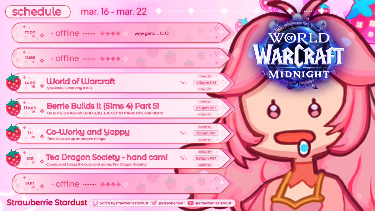 Strawberrie 🍓✨ Starmaiden Vtuber tweet media