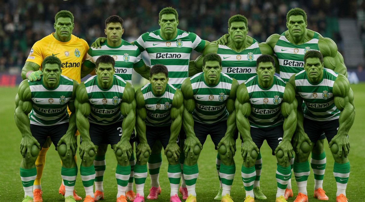 Eu vi logo na foto antes do jogo que isto ia dar manita.