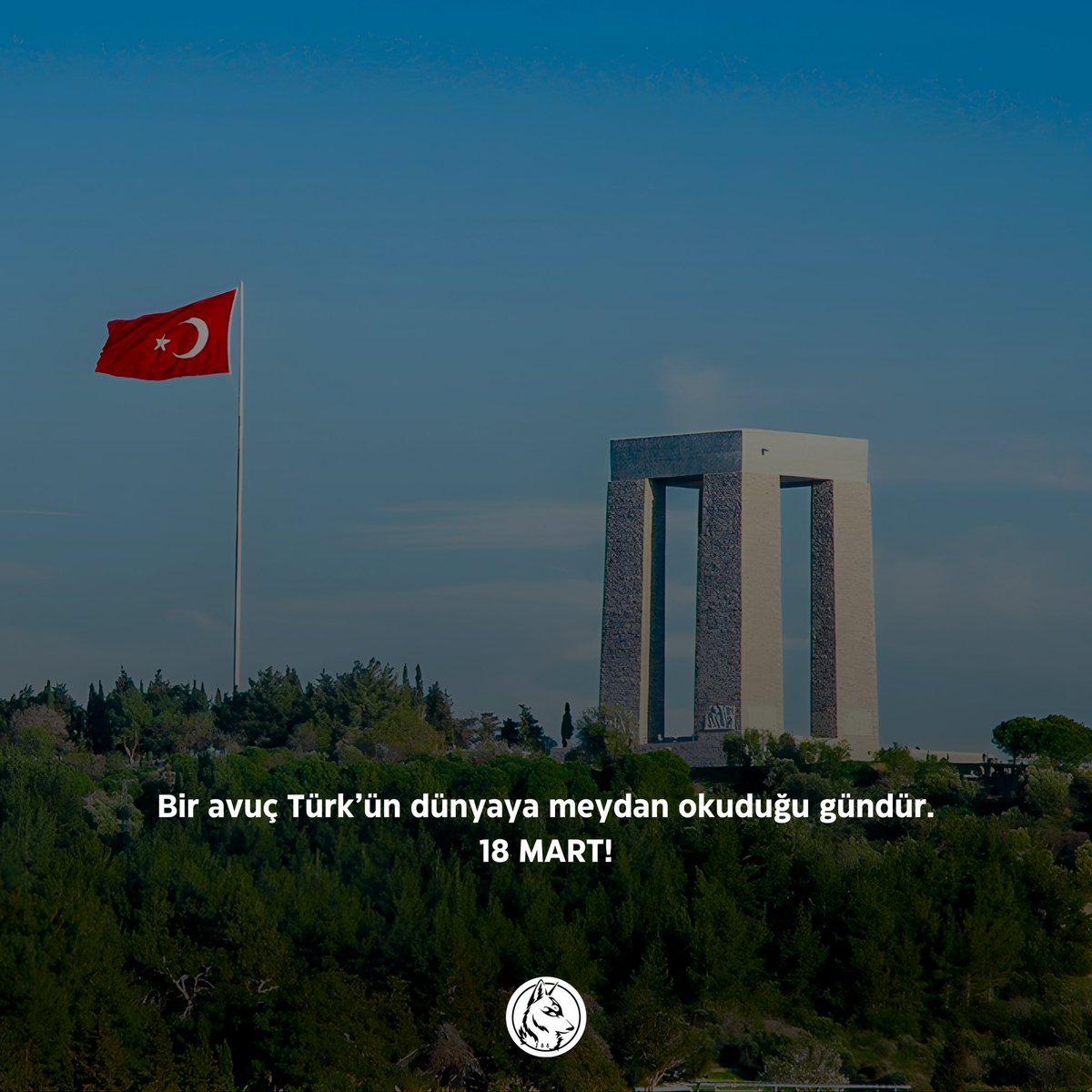 Bir avuç Türk’ün dünyaya meydan okuduğu gündür.
18 MART!