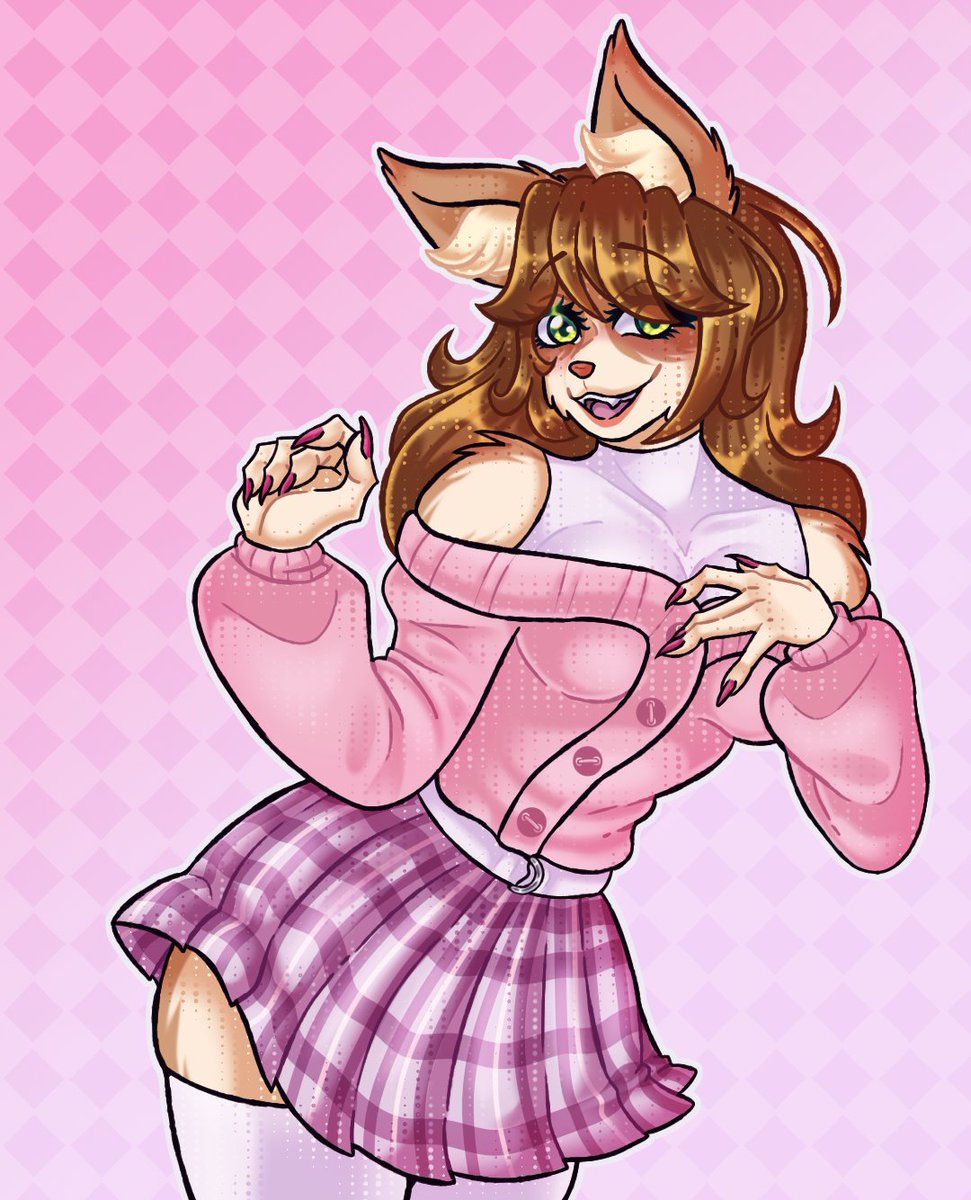 Art trade 1/2 with <a href="/AerwynDraws/">𝑴𝒂𝒓𝒚 COMMS OPEN 🌷🔞</a> 
I don't usually draw furry characters, but I really LOVERD drawing your OC 💜

Remember, I have Open Comms: vgen.co/Zhadoock 

#oc #ocart #art #commissions #commissionsopen #vgen #vgencommissions #VGenComm #furrycharacter #arttrade