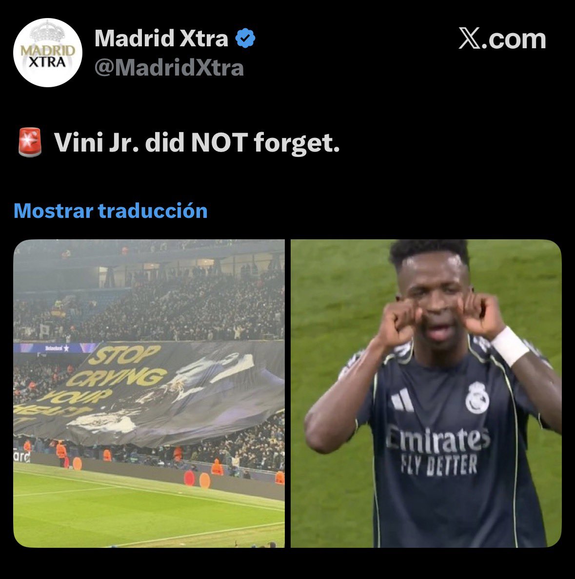 <a href="/TendenciaDepor/">Tendencias en Deportes</a> <a href="/SanMarinoTeam/">San Marino Fútbol 🇸🇲</a> Provocaron y contestó, la culpa es de él? Los únicos que lloran son los anti Vini