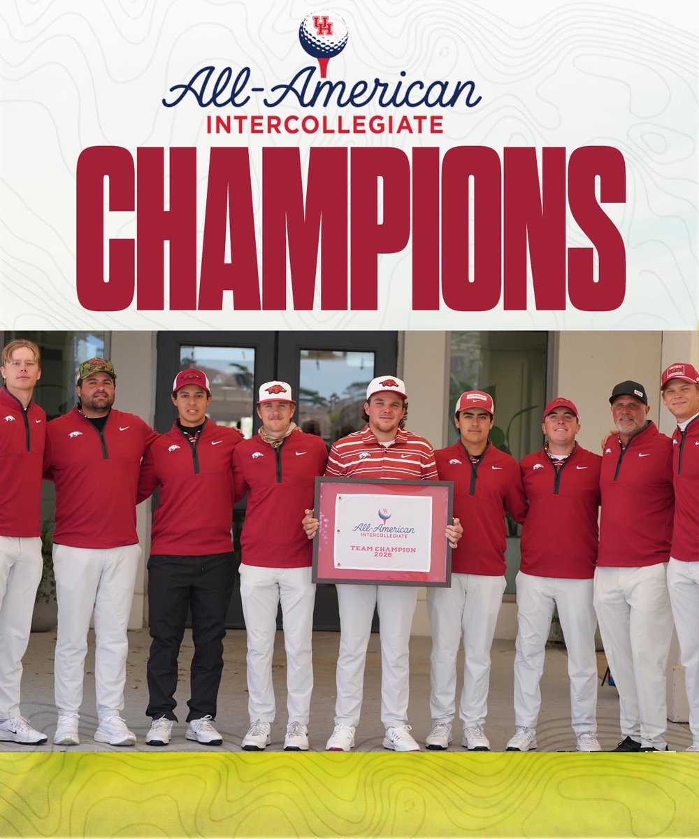 Razorback Men's Golf tweet media