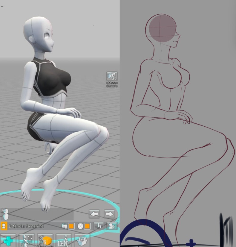 Yo siento que me pase fkndnddkfk 
#wip para el próximo dibujo u
Que haré