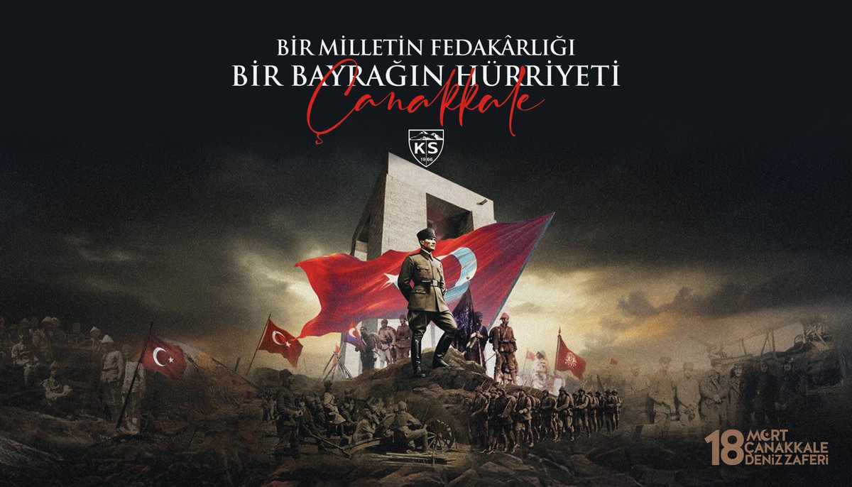 🇹🇷 18 Mart Çanakkale Deniz Zaferi'nin 111. yılında başta Gazi Mustafa Kemal Atatürk olmak üzere tüm kahramanlarımızı saygı ve rahmetle anıyoruz.

#ÇanakkaleGeçilmez
#18MartÇanakkaleZaferi
#KYSR